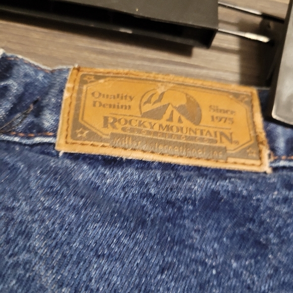 Rockies Vintage High Rise Mom Jean 32/13 Medium Blue Denim 80s - Picture 4 of 11